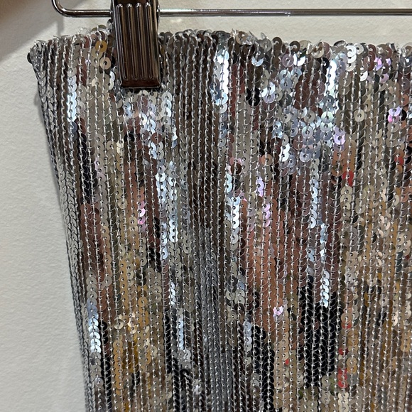 OAK + FORT Sequin Strapless Dress - Picture 4 of 7